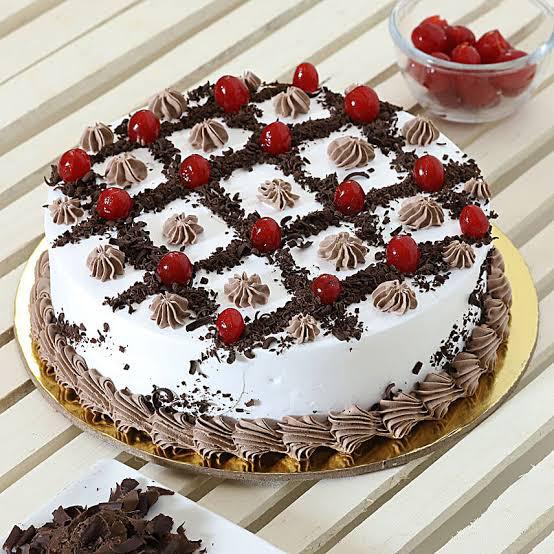Zig zag Black Forest Cake